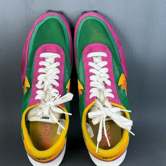 Nike LD Waffle sacai Pine Green athletic sneaker shoes men’s size 15 - Picture 6 of 8